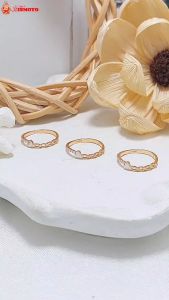 Cincin Emas Mas Asli Model Ivonna J5 Ismoyo