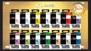 EZ Label Tape printer Casio / Tape Label it Cartridge Tinta KL-Label K-Label B-Label Catridge Compatible XR-9X XR-9WE XR-9RD XR-9BU XR-9YW XR-9GN XR-12 XR-18 9mm 12mm Printer Casio KL series New