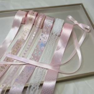 Bộ Ruy Băng Satin 7 Món Pink Series Kèm Huy Hiệu Gumei Vật Liệu Tự Làm Hỗ Trợ Làm Nơ In Dập Nóng Hình Học Dễ Thương Dành Cho Thủ Công Mỹ Nghệ