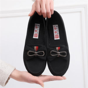 Old Beijing Cloth Shoes Women Spring & Fall Middle-Aged and Elderly Mom Shoes Work Shoes Soft Bottom Non Slip Pregnant Women Leisure Doug Womens Shoes
