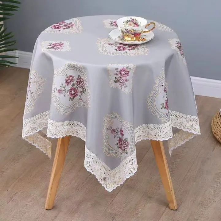 Square Tablecloth Cloth Art Living Room Dining Table Tea Table Style