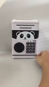 Kids Cartoon Music Atm Coin Bank Cartoon ATM Machine Cartoon Piggy Bank with password Mini ATM machine