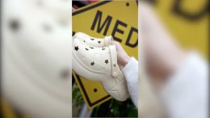 MAIHOOK Sandal Baim Wedges Karet Sandal Jibbitz DIY Aksesoris Sandal Baim Sandal Wanita Tinggi Sepatu Wedges 36-41