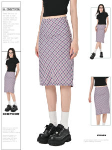 High Waist Midi Skirt Womens Chiffon Floral Print A-Line Skirt Wrap Bodycon Short Women Summer New Arrival Retro Style