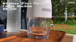 Cafelffe 3 In1 Portable Coffee Machine Manual Espresso Maker For Capsule & Ground Hand Press Brewer Home Office Travel And Picnic