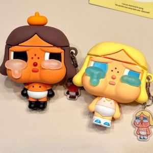 เคสหูฟังไร้สายแบบน่ารักสำหรับ AirPods 1/2 รุ่นใหม่ 3/4 pro 2 พร้อมห้อยติดรูปเด็กน่ารัก ปกป้องแบบซิลิโคนสำหรับผู้หญิง