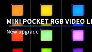 Video LED Light Portable Pocket Photographic Studio Lighting selfie light Fill Light RGB Light USB Vlog Dimmable Fill Light Tiktok Live Stream light Lampu Live Selfie Portable on Light for Phone/Tablet/Laptop 直播补光灯自拍