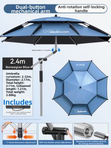 YUZHIYUAN | Fishing Umbrella for Sun and Rain Protection