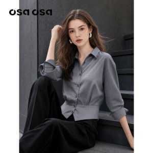 OSA | Muscle Textured Womens Shirt Long Sleeve