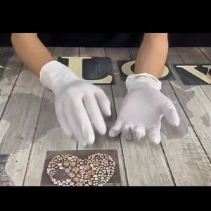 White Nitrile Disposable Gloves 4mil Food Grade Home Cleaning Gloves Textured Latex Free Food Pre Cooking Kitchen Working Gloves