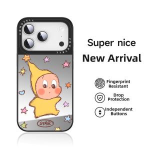 VORRYELL | Cute Cartoon Mirror Magnetic Charging Anti-fingerprint High-end iPhone Case