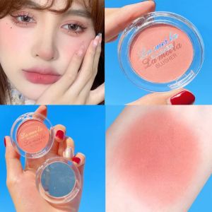 6 Colors Pink Peach Blush Pallete Natural Face Contour Cheek Tint Pigment Long Lasting Makeup Blusher Powder Cosmetic Rouge
