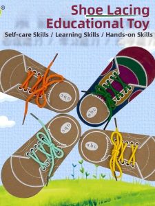 Educational Shoelace Tying Toy Teaching Aid