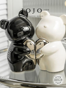 Original Design Violent Bear Ceramic Figurine Home Decor Premium Quality Desktop Decoration Modern Simplicity Living Room