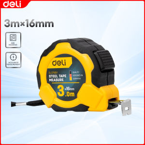 Deli 10M/7.5M/5M/3.5M Industrial Measuring Tape/Steel Tape Measure/Measure Meter/Measurement Tape