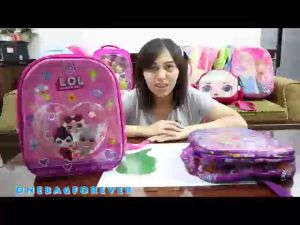 Tas Ransel Anak Import Model Manik Manik Motif LOL 30079