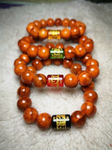 Vòng tay gỗ huyết long phong thủy mix đá theo mệnh vòng tay phong thủy huyết rồng tự nhiên mang lại may mắn tiền tài bình an thu hút tài lộc