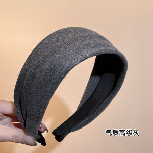 Womens Wide Edge Velvet Hairband High Hairline Fashionable Retro Style Korean Feel Golicc Headwear Accessory Fresh out