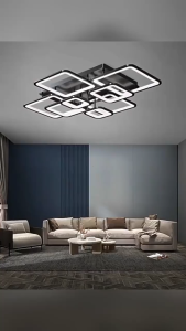 102W Modern 3 Colors CenterCeiling Light Chandelier Lights for Bedroom Living Room Study Room