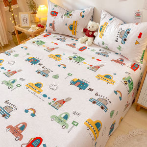 Kiss Dear | Summer 100% Cotton Single Bedding Sheet Pillowcase Set