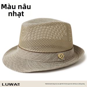 LUWA | Mũ Hè Chống Nắng Thoáng Khí Trống Đầy Phong Cách Vintage Nam
