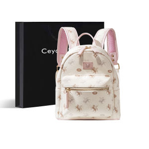 Fashionable Travel Womens Backpack Official Website Small C&K Flagship Store Flying Horse Print Double Shoulder Bag 2025 New Style