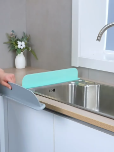 Specool® Silicone Sink Baffle Splash Guard Protect Countertop Splash Guard Splash Barrier