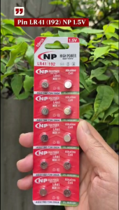 Vỉ 10 Viên Pin NP Battery LR41 / AG3  / G3 / 192 / L736F  - Hàng Chính Hãng