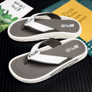 Casual Mens Thong Slippers Thick Bottom Anti-Slip Comfortable Summer Outdoor Wearable Slip-On Fashionable EVA Material