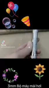 3mm Bộ máy mài hơi thẳng UHUTE NAK-180