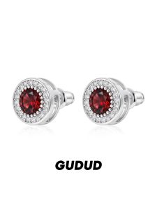 GUDUD | Earrings Stylish and Elegant Pure Silver For Men