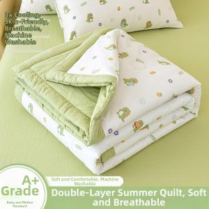 KAMONI | Double Layer Summer Cooling Blanket for Sofa and Nap Use