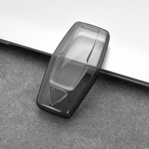 Transparent TPU Auto Shell Fob Holder for Mitsubishi Outlander 2022 2023 2024 Car Key Cover Case Keyless Protector Accessories