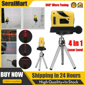 🚚การจัดส่งภายในประเทศ🚚° เลเซอร์ปรับระดับตัวเอง4-In-1ปรับระดับได้ด้วยลำแสงอินฟราเรดกากบาทสำหรับการก่อสร้างและการปรับปรุงบ้านใหม่