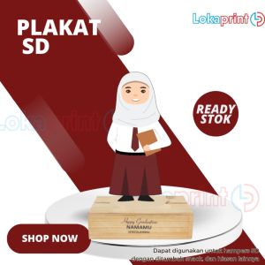 plakat Akrilik SEKOLAH SD model 1 berdiri