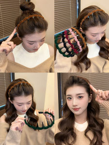 กิ๊บติดผมคลื่นกำมะหยี่สำหรับผู้หญิง กิ๊บติดผมทรงสูงสำหรับล้างหน้า ทรงปากเป็ด ทรงฤดูใบไม้ร่วง/ฤดูหนาว สไตล์เกาหลี