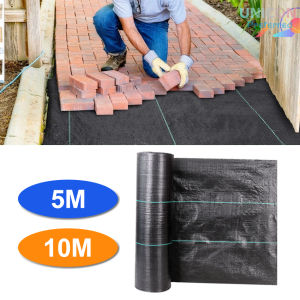 5/10M Degradable Film Black Weeds Control Barrier Fabric Weeding Cloth  PP Woven Weeds Block Gardening Mat [COD][Ready Stock]