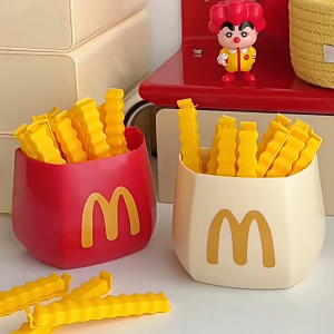Magnetic French Fries Sealing Clip - Cute Storage Box for Refrigerator Wall Hanging