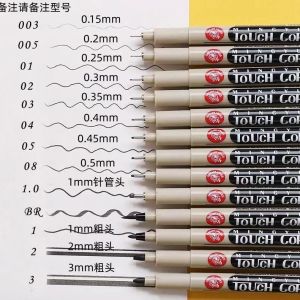 Art Waterproof Ink Pen Hand Drawing Watercolor Sketching Line Drawing Comic Tracing Professional Sketch Pens Creative Stationery