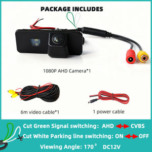 QXNY License Plate Light Rear View Backup Camera AHD Fits Volkswagen VW Polo Magotan Bora Jetta Golf 5 Passat B5 B6 CC Skoda