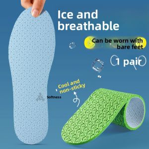 ZUYINBULUO | Ultra Thin Absorbent Anti-Odor Ice-Cool Breathable Slip-Resistant Insoles