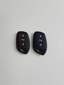 Ốp Bảo Vệ Chìa Khóa Xe Bằng Silicon Dành Cho MG 4 2023 MG HS GT ZS EV ZX MG5 MG6 Roewe RX3 RX5 RX8 ERX5 I6 I5 - 3 Nút