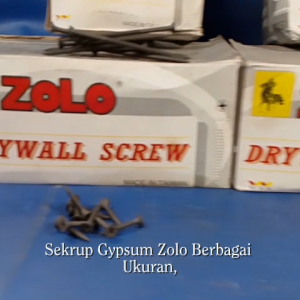 Sekrup Gipsum ZOLO 1Inch 1 1/2Inch 2Inch 3Inch 1KOTAK