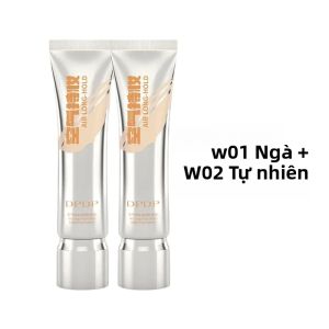Kem Lót Trang Điểm Nền DPDP W Series Dành Cho Da Khô Giữ Lâu Che Khuyết Điểm Tự Nhiên Dạng Kem Mỹ Phẩm