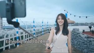 R1S Selfie Stick Light Wireless Remote Mini Phone 3in1 Multifunctional Tripod Monopod with LED (N48)