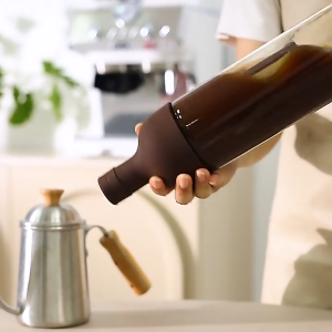 PRADO MALAYSIA Cold Brew Coffee Glass Bottle 1L Coffee Infuser Maker Filter Fruit Tea Travel Brewer Leak-Proof Botol Penapis Kopi Sejuk 咖啡 過濾壶