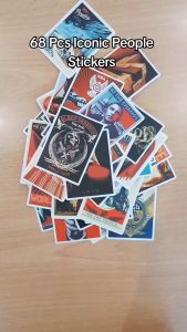 68PCS ICONIC PEOPLE Vinyl Decal graffiti STICKERS bomb for laptop fridge luggage & etc