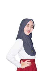 Krudung bergo sekolah sd/hijab anak perempuan/jilbab sekolah sd/krudung anak terbaru / hijab hamidah