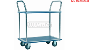 Xe đẩy hàng 2 tầng có lưới bảo vệ JUMBO Thái Lan HL-120M