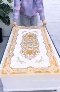Khăn Trải Bàn Hoa Văn Dập Nổi Sang Trọng Tấm Trải Lót Bàn Kính Nổi Bật